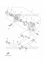 WATERPOMP / SLANGEN voor Yamaha XP500A 2014