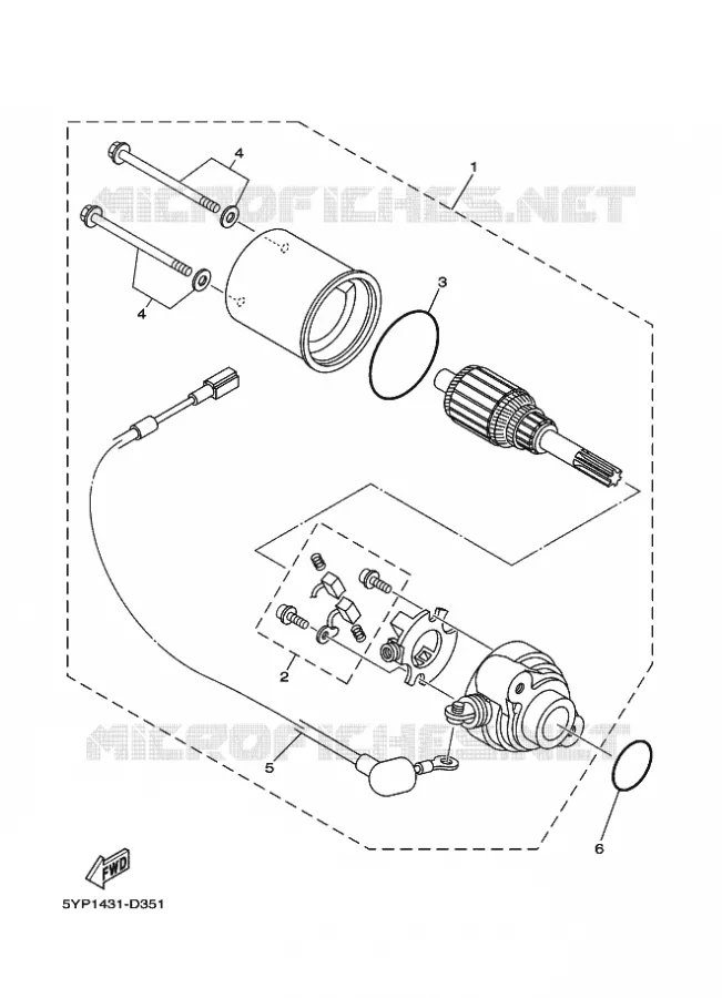 STARTMOTOR Yamaha SCOOTER 135 2014 CRYPTON  T135FI