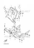 BEENSCHERM voor Yamaha CW50 2014