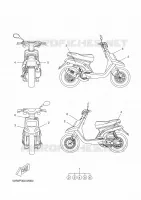 STICKER voor Yamaha CW50 2014