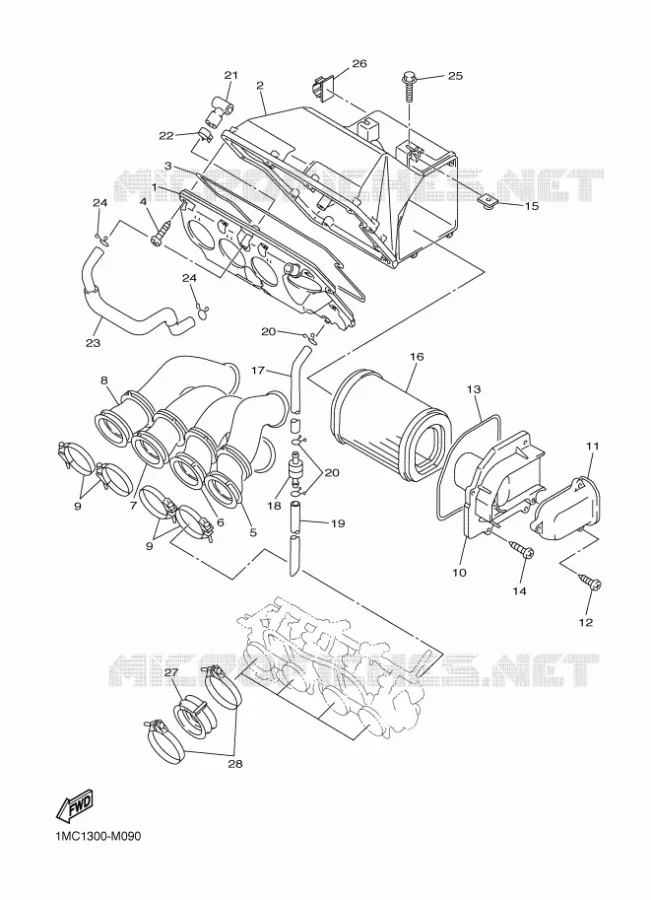INLAAT Yamaha MOTO 1300 2015 FJR  FJR1300AS