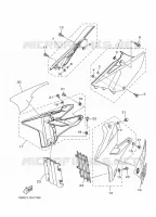 ZIJKUIPDEEL voor Yamaha YZ125 2015