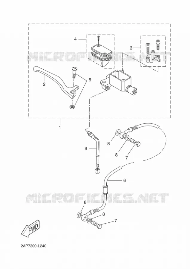 REMPOMP VOOR Yamaha SCOOTER 50 2015 NEOS 4T  YN50F