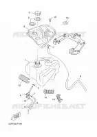 BENZINE TANK voor Yamaha YN50 2015