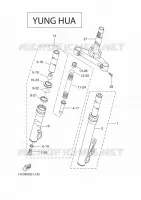 VOORVORK voor Yamaha BOOSTER NAKED 2015