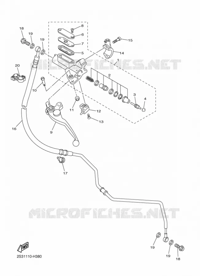 KOPPELINGS POMP Yamaha MOTO 1700 2015 VMAX  VMX17