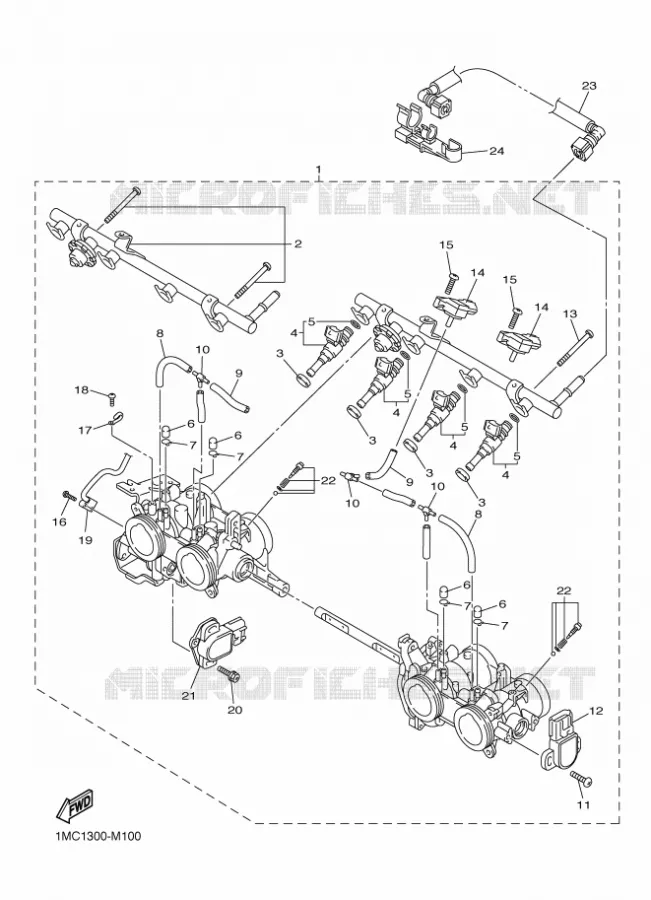 INLAAT 2 Yamaha MOTO 1300 2015 FJR  FJR1300AE