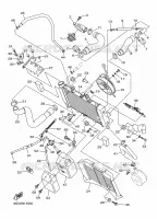 RADIATEUR / SLANG voor Yamaha DIVERSION 600 ABS 2015