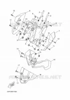 KUIP 2 voor Yamaha MT 125 RACE BLU 2015