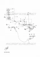 REMPOMP ACHTER voor Yamaha MT 125 RACE BLU 2015