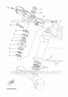 STUUR voor Yamaha MT 125 RACE BLU 2015