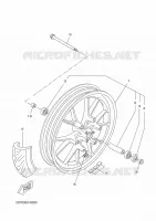 VOORWIEL voor Yamaha MT 125 RACE BLU 2015