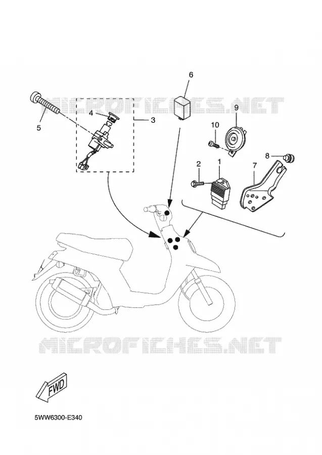 ELECTRISCH 1 Yamaha SCOOTER 50 2015 BOOSTER  CW50