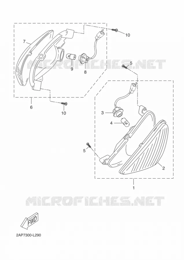 KNIPPERLICHT Yamaha SCOOTER 50 2016 NEOS  YN50