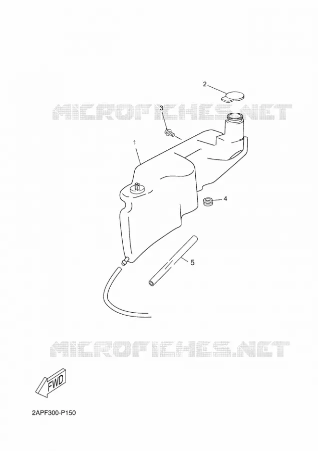 OLIE RESERVOIR Yamaha SCOOTER 50 2016 NEOS  YN50