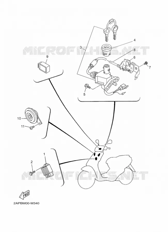 ELECTRISCH 1 Yamaha SCOOTER 50 2016 NEOS  YN50