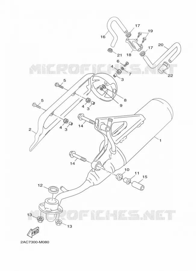 UITLAAT Yamaha SCOOTER 50 2013 OVETTO 4T UBS  YN50FU