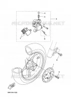 REMKLAUW VOOR voor Yamaha YQ50 2011