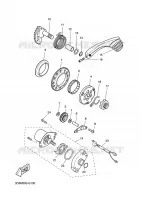 STARTMOTOR voor Yamaha YQ50 2011