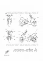 STICKER voor Yamaha YQ50 2011