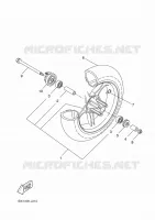 VOORWIEL voor Yamaha YQ50 2011