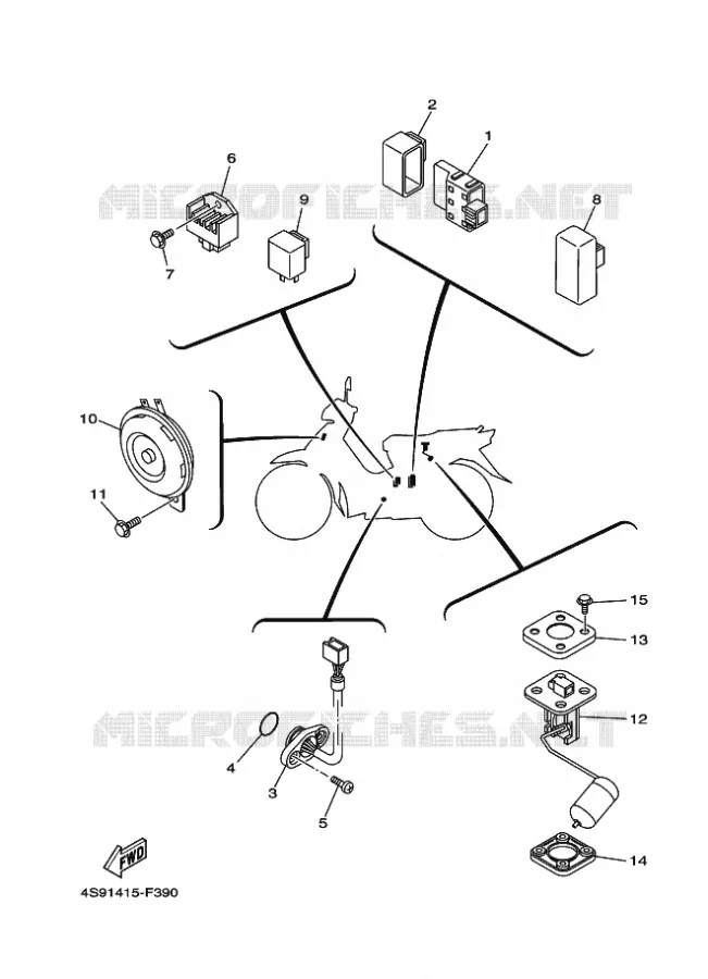 ELECTRISCH 2 Yamaha SCOOTER 110 2010 CRYPTON  T110C