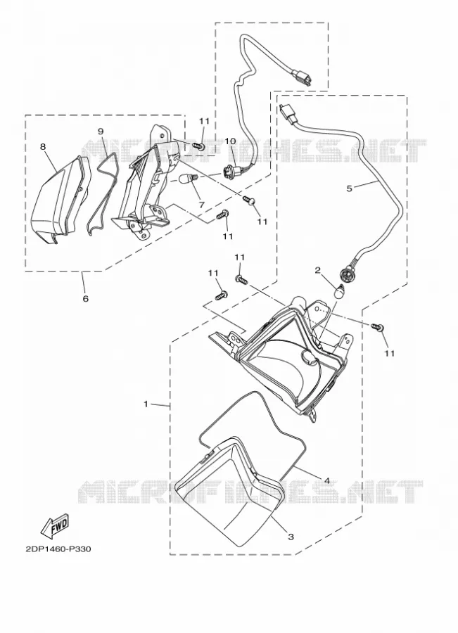KNIPPERLICHT 1 Yamaha SCOOTER 125 2015 NMAX  GPD125-A
