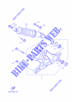 ACHTERBRUG / SCHOKBREKER voor Yamaha HW125 2014