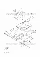 ACHTERBRUG voor Yamaha MT 125 ABS 2015