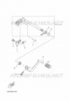 SCHAKEL STANG / PEDAAL voor Yamaha MT 125 ABS 2015
