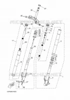 VOORVORK voor Yamaha MT 125 ABS 2015