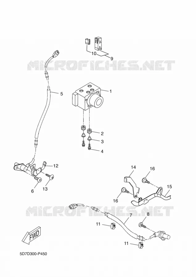 ELECTRISCH 3 Yamaha MOTO 125 2015 MT ABS  MT125A