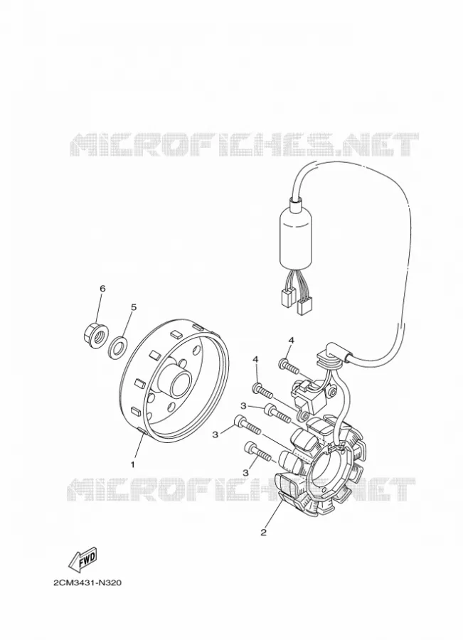 DYNAMO Yamaha SCOOTER 125 2015 TRICITY ABS  MW125ATRICITY