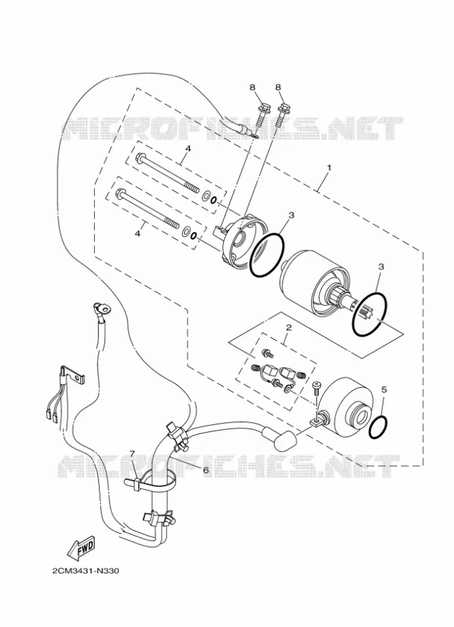 STARTMOTOR Yamaha SCOOTER 125 2015 TRICITY ABS  MW125ATRICITY