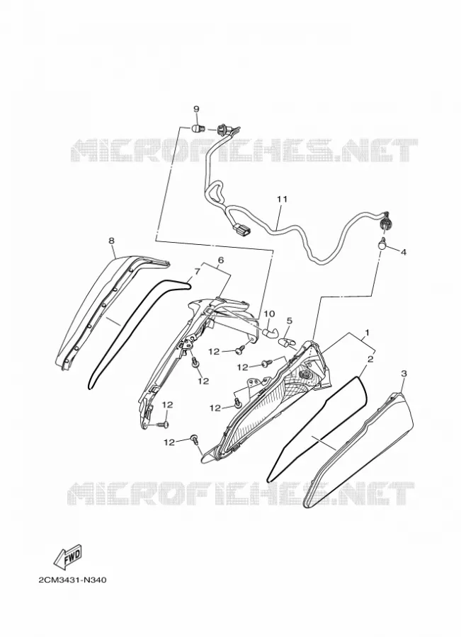 KNIPPERLICHT Yamaha SCOOTER 125 2015 TRICITY ABS  MW125ATRICITY