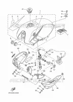 BENZINE TANK voor Yamaha YBR125E 2011