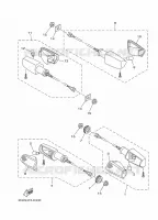 KNIPPERLICHT 2 voor Yamaha YBR125E 2011