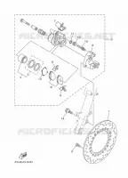 REMKLAUW VOOR voor Yamaha YBR125E 2011