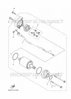 STARTMOTOR voor Yamaha YBR125E 2011