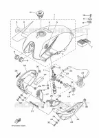 BENZINE TANK voor Yamaha YBR125E 2011