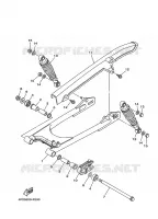 ACHTERBRUG / SCHOKBREKER voor Yamaha YBR125E 2011