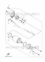 STARTMOTOR voor Yamaha YBR125E 2011