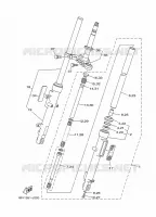 VOORVORK 2 voor Yamaha YBR125E 2011