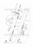 VOORVORK voor Yamaha YBR125E 2011