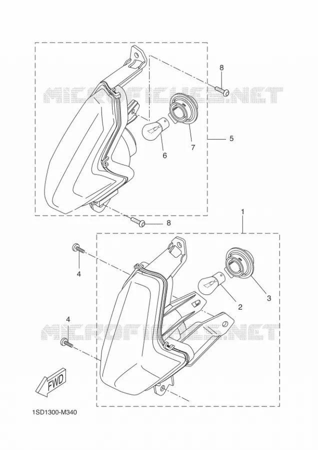 KNIPPERLICHT Yamaha SCOOTER 125 2016 XMAX  YP125R