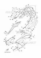 ZIJKUIPDEEL voor Yamaha YP125R 2015