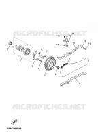 NOKKENAS / KETTING voor Yamaha YP125R 2015
