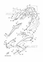 ZIJKUIPDEEL voor Yamaha YP125R 2015
