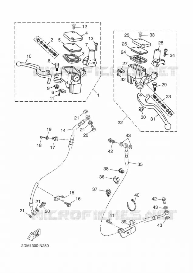 REMPOMP VOOR Yamaha SCOOTER 125 2015 EVOLIS  YP125R