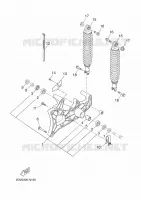 ACHTERBRUG / SCHOKBREKER voor Yamaha YP125RA 2015